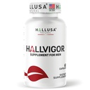 "N/A" Hallusa Natural HALLVIGOR Men’s Daily Multivitamin – Korean Ginseng, Damiana, Saw Palmetto, Biotin, B Complex, Zinc, Royal Jelly – 60 Capsules