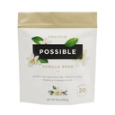 Protein Powder Vanilla Bean - 20g Vegan, Plant- Based Protein Mix - Non- GMO, Non- Dairy, Gluten- Free - 3.5g BCAA - 9 esenciální aminokyseliny - 15- Day Supply - 1 Bag, 15 Servings