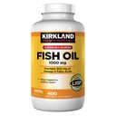 Kirkland Signature Natural Fish Oil 1000 mg s 300 mg Omega-3 - 400 ct (balení po 2)