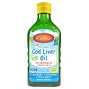 Carlson - Kid 's Cod Jaterní olej, 550 mg Omega-3s, Vitamíny A & D3, Wild Norsky, Lemon, 250 ml