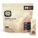 SALTT Electrolytes Powder Ochucený nápoj Mix - kakao Loco - 30 Hydratační balíčky - hořčík, draslík, sodík, stopové minerály - Nulový cukr & gluten zdarma - Cestování Essentials