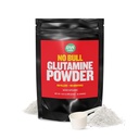 "No Bull" L-glutamin prášek - bezochucené a mikronizované glutamin, čistý L glutamin prášek, non GMO, L glutamin dodatek, přirozeně vegan, vegetariánské a gluten zdarma, 300g