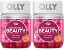 OLLY Nepopíratelné Krása Gummy, pro vlasy, kůže, hřebíky, Biotin, Vitamin C, Keratin, Žvýkací dodatek, Grapefruity, 30 denní zásobování - 120 Počet