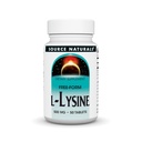 Zdroj Naturals L-Lysine Free Form - Amino Acid Supplement podporuje energetickou tvorbu a kolagen * - 500 mg - 50 tablet