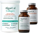 ALGAECAL Bone Builder & Collagen Bundle - Klinicky podporovaný kolagen s Verisol, Fortibone, Fortigel + Plant- based Calcium, Strontium, D3, K2, Magnesium & 16 Nutrients for Beauty & Bone Health