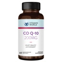 Vitamin World CoQ10 200 mg Softgels, Coenzym Q10 doplňky pro antioxidační podporu, Heart Health & Energy Production, Gluten Free, 60 Rychlé uvolnění Softgels