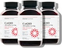 SMARTERNITION CoQ10 400 mg Vysoká absorpce - Přirozeně fermentovaný Ubiquinon w / Organic Cold- Pressed Olive Oil - for Heart Health, Cellular Energy - Non- GMO, gluten Free - 180 Počet [90- Day Supply]