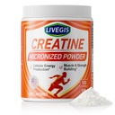 Kreatine, Creatine Monohydrát Keto Friendly, Neochucené - Podpora svalů, celulární energie a kognitivní - 17.63 Oz (500g) - 100 Služeb (500g)