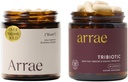 Arrae Bloat + Tribiotic Bundle, Bloating Relief trávicí enzymy, plyn & Ingestion Relief, Probiotika pro ženy, Podpora vaginální pH bilance, imunitní, a femininní zdraví, 60 Kapsle Každý
