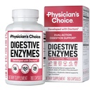 Lékařský choice trávicí enzymy - Multi enzymy, Organic Prebiotics & Probiotika pro stravitelné zdraví & Gut Zdraví - Strava Nepohodlí Relief & Bloating - Dual Action Approach - 180 CT