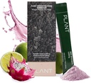 PLANT Vegan Collagen Peptid, Kombucha Prášek, Probiotika, Vitamin C C124; 2000mg Tripeptide Vegetarian Collagen Booster, Dragonfruit Lime C124; 15 Packets, Gut & Skin Health Anti- Aging Hydration Drink Mix