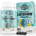 Lipozomální skot Lactoferrin 1000 mg - vyšší absorpce - pro absorpci železa a imunitní funkci Lactoferrin doplňky pro dospělé, 60 Softgels