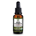 Organic Black Seed Oil - USDA Certified Cold Pressed Glass Bottle Over 1.5% Thymoquinone 3X force Turkey Black Cumin Nigella Sativa non-GMO 100% Pure Blackseed Oil (1oz Glass Dropper Bottle)