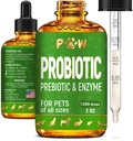 Tekutá probiotika pro psy a kočky všech věkových kategorií 124; Psí probiotika k zajištění rovnováhy příjmu potravy 124; Prebiotická směs pro harmonické potraviny Absorpce 124; 3 Miliony CFU 124; Bylinná Flavor 124; 2 Oz