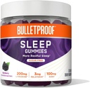 Neprůstřelný Sugar- Volný BlackBerry Flavor spánkové gumy, 60 Počet, Keto doplněk pro podporu spánku