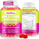 Appetit Suppressant Dodatek 124; Podporuje GLP-1 Function 124; Apple Cider Ocet gumy se Zeleným čajem Extract, Probiotic pro spalování tuků, Detox Cleanse, Metabolismus, Energie & Digestive Health, 60 Gummies