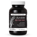 Odolný RED kvasnicová rýže - Organic 1,600 mg Extra Strength + CoQ10 Phytosome - Podporuje zdravý cholesterol, srdce, lipidy a cirkulaci - Doctor Applicated, Non- GMO, Vegan, Made in USA (60 Kapsle).
