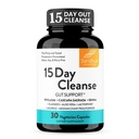 Sandhu 15 Den Gut Cleanse Colon Detox pro ženy a muže 124; Podporuje Colon Cleansing & Digestive Zdraví 124; Senna, Cascara Sagrada, Psylium Husk & Probiotika 124; 30 Kapsle Dietní dodatek, 15 dnů dodávky