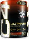 Cellucor C4 Ultimate x WWE Pre Workout Powder Nectarine Guava Knockout - Sugar Free Precvičení Energetický dodatek pro muže a ženy - 300mg kofein + 3.2g Beta Alanine + patentované kreatury - 20 Služeb