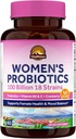 Vitalitown Women 's Probiotics CFU 124; 100 Billion CFU 18 Strains CFU 124; Prebiotics, VC & B6, Cranberry CF124; Stabilní vaginální, moči, stravovací a mood Support CF124; 60 Vegan Caps