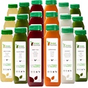 5 Day Juice Cleanse podle Raw Fountain, Všechny přírodní Raw Detox Cleanse, Juighting for Body Rest, Studené lisované Juice Fast, Great Way to Jumpstart a Healthier, Diet 30 Lahve 12oz, 5 Ginger Shots