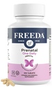 FREEDA Prenatal Vitamin - Kosher Prenatals - Prenatal Vitamíny se železem, Prenatal Folic Acid, Cholin, Vitamin D - Jeden denní Pre Natal Multivitamin Podpora pro těhotné a laktační ženy (250)