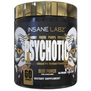 Šílený Labz Psychotické zlato, High Stimulant Pre Workout Powder, Extreme Lasting Energy Focus, Pumps and Endurance with Beta Alanine, DMAE Bitartate, NO Booster (60 Servings, Blue Punch)
