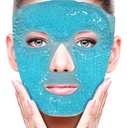 ZNÖCUETÖD Cold Face Eye Mask Ice Pack Reduce Facial Puff, Dark Circles, Gel korálky teplé teplo Cold Compress Pack, Face SPA for Woman Sleep, Tlak, Bolest hlavy, Péče o pleť, Post Laser Care [Blue]