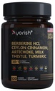Dodatek Berberine - Vysoká síla 7500mg Ekvivalentní - Berberine s Ceylon Skořice, Mléko Thistle & Turmeric - 120 Vegan Kapsle - Non- GMO, USA