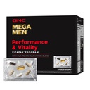 GNC Mega muži Performance a Vitality Vitapak program, Pohodlné kompletní výživa, 5 Produkty v 1 paketu, Cirkulace, Krevní tok, Prostatní zdraví, Sexuální funkce, Nadržení Kozí Tráva, 30 Balení