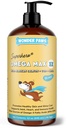 Wonder Paws Fish Oil for Dogs - Omega 3 pro psy z aljašského lososa, Cod & Krill Oil - EPA DHA Fatty Acids - Menší svlékání a svědění - Kůže, kloub, imunitní a srdeční zdraví - Tekutý dodatek (32 oz)