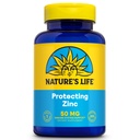 NATURE 'S LIFE Ochrana zinku 50 mg s 2,5mg mědi - Chelated zink dodatek pro imunitní podporu, zdraví kostí, svalové funkce a srdeční zdraví podpora, 60- denní záruka, 250 Služeb, 250 Tablety
