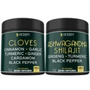 Bundle 7in1 hřebíček dodatek a 5in1 Ashwagandha Shilajit