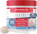 restirr After Alkohol Aid & Recovery: Podporuje zdraví jater, zvyšuje metabolismus a podporuje imunitní systém s DHM, Mléko Thistle, B-Complex, Hydratace. 30