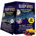 Vitamíny Dr. Price 's Natural Sleep Aid - Spánkový doplněk - Melatonin pro spánek - 30 Packets - Spánkové pomůcky Dospělí, Tryptofan, Calming Magnesium Powder, Non Drowsy Sleep Support