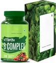 Komplex vitaminu B 100% RDA - 200 tablet / kapsle - B doplněk vitaminů (B1, B2, B3, B5, B6, B7, B9, B12), zelený