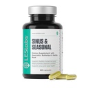 LES Labs Sinus & Sezónní - Sinus Relief, Nasal Health, Balanced Histamine Response, Clear Lungs & Respirační zdraví - Butterbur, Quercetin, Nettle Root & Bromelain - Non- GMO dodatek - 60 Kapsle