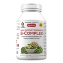 ANDREW LESSMAN High potency B- Complex 180 Kapsle - s vysokými hladinami folátového komplexu a biotinu, podporuje buněčný růst, energie, imunitní funkce, detoxikace, metabolismus tuků a další