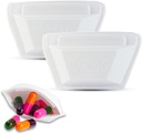 GMS Squeezable Pocket Pill Pouzdro - Malý, Lehký Pill Organizátor Ideální pro cestování - Holds Medicines Bezpečně - Sturdy Design s Easy Fuss-Volný přístup - 2 Inch Pocket Sized & Discreet - 2 Pack