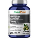 NusaPure Olive Leaf 20% Oleuropein 50: 1 Extract, 500 mg Ekvivalentní s 25 000 mg 200 Veg Caps Vhodné pro vegetariány a vegany, Non- GMO