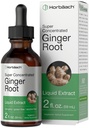 Horbäach Ginger Root Extract Liquid CLAS124; 2 oz CLAS124; Alkohol zdarma dodatek CLAS124; Super Koncentrované CLAS124; Vegetarian, Non- GMO, gluten zdarma