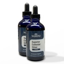 Superior koloidní stříbro, Waiora, Liquid Mineral Supplement, 40 PPM, pro imunitní podporu, Modrá skleněná láhev s kapátkem (2 / 44 serv.)