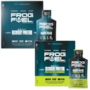 Frog Fuel Power Regular & Power Energized Complete Protein Shot Bundle, 15g Protein Nano- Hydrolyzované trávy Fed kolagen, Post Workout, Fat & Sugar Free, 22 Amino Acids, Berry, 1 oz Packets, 48 Pack