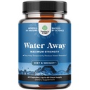 Water Away Bylinné Diuretické pilulky Vysoká síla - Fluid Retention Dodatek s Pampeliška Leaf Extract & Zelený čaj pro nadýmání úlevu pro ženy a muže - Kapsle pro nohy a nohy Otok - 60 Počet