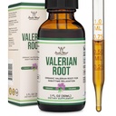 Valerian Root Drops for Sleep - Organic Valerian Root Tincture Extract 168mg - 1 FL OZ, 30 Servings (Lepší absorbované než Kapsle, Enhances Valerian Root Tea) pro relaxaci a klid dvojitým dřevem