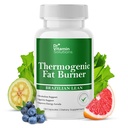 DR VITAMIN ROZPOUŠTĚNÍ Thermogenní spalovač tuků Brazilský Lean, hubnutí Vitamíny, Waist Trimmer & doplňky pro nadýmání (1 Lahvička, 120 Kapsle)