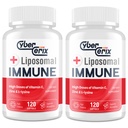 Lipozomální imunitní podpora doplněk pro dospělé, Komplex s L- Lysin 1,500mg, Vitamíny, Minerály & Bylinné Extrakty, Komplexní denní wellness směs pro muže a ženy - 240 Kapsle
