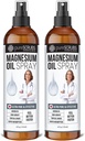 Čisté Topical Magnesium Oil Spray, Ultra rychlá absorpce pro lepší zdraví, Čistá Zechstein Brine - (2 balení)