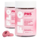 O Positiv FLO PMS Gummies for Women - Proactive PMS Relief - Cíle Hormonální Breatouts, Bloating, Cramps, & Mood Swings with Chasteberry, Vitamin B6, & Lemon Balm - PMS Gummies (Balení po 2)
