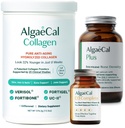 ALGAECAL vápník, vitamín D3 & Kolagen Bundle - Hydrolyzovaný kolagen s klinicky podporovanou Verisol, Fortibone & Fortigel, Plus vápník, vitamin ADEK, a stopové minerály pro kostní zdraví a anti- stárnutí